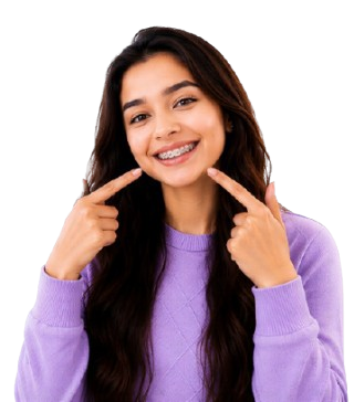 Happy Braces Girl
